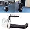 Black Adhesive Desktop Mount Headphone Holder/Hanger/Hook With 2 Stickers Headset Shelf Rack